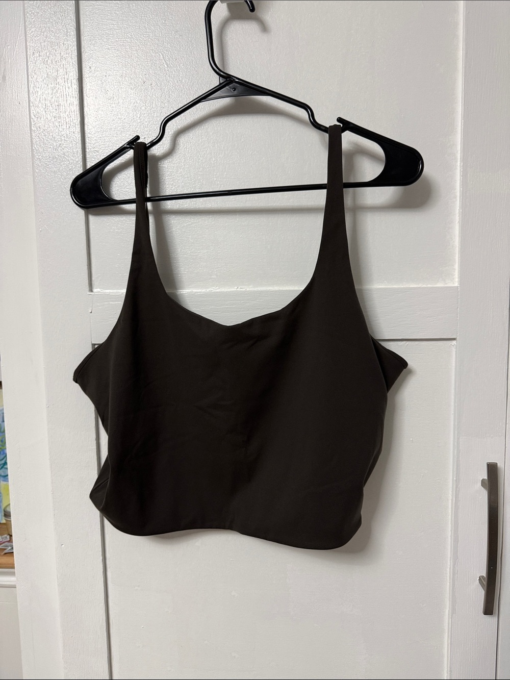 Athleta Dark Brown Cropped Tank Top
